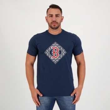 Camiseta New Era MLB Boston Red Sox Azul Marinho
