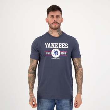 Camiseta New Era MLB New York Yankees Classic Marinho