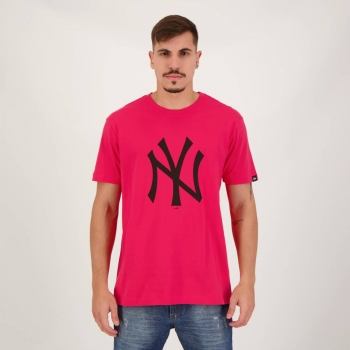 Camiseta New Era MLB New York Yankees Pe Pink