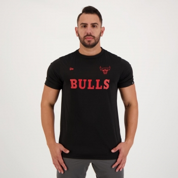 Camiseta New Era NBA Chicago Bulls One Preta