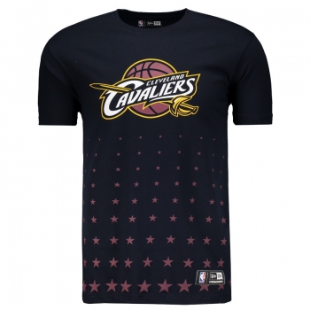 Camiseta New Era NBA Cleveland Cavaliers Marinho
