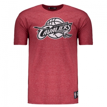 Camiseta New Era NBA Cleveland Cavaliers Escudo Vinho