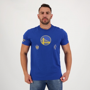 Camiseta New Era NBA Golden State Warriors Azul Royal