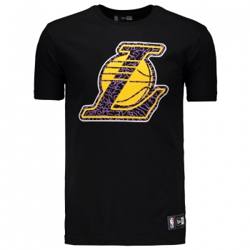 Camiseta New Era NBA Los Angeles Lakers Preta