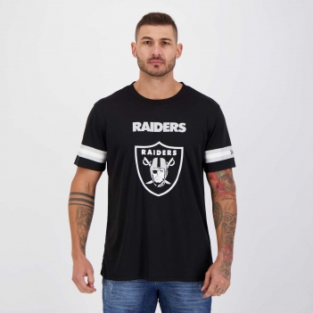 Camiseta New Era NFL Las Vegas Raiders Jersey Preta