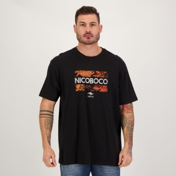 Camiseta Nicoboco Extra Barth Plus Preta