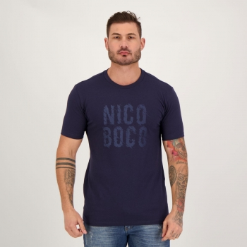Camiseta Nicoboco Stretch Simmonds Marinho