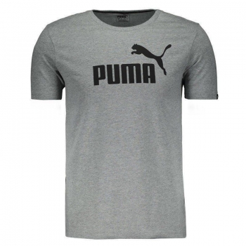 Camiseta Puma Essential No.1 Cinza