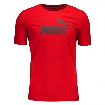 Camiseta Puma Essential No.1 Vermelha