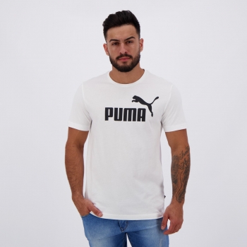 Camiseta Puma Essentials Logo Branca