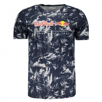 Camiseta Puma Red Bull Racing Allover Marinho