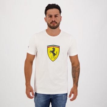 Camiseta Puma Scuderia Ferrari Race Colored Branca