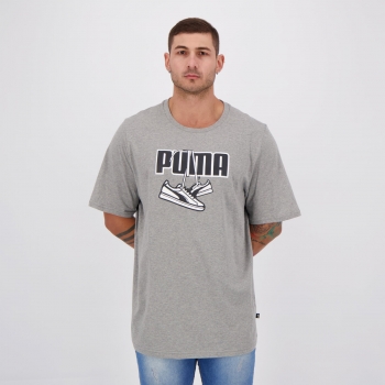Camiseta Puma Sneaker Inspired Cinza