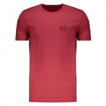 Camiseta Rusty Silk Trippe Vermelho Mescla
