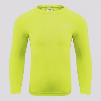 Camiseta Selene Manga Longa Proteção UV50+ Juvenil Verde Neon