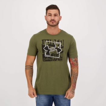 Camiseta Under Armour Boxed Symbol Verde