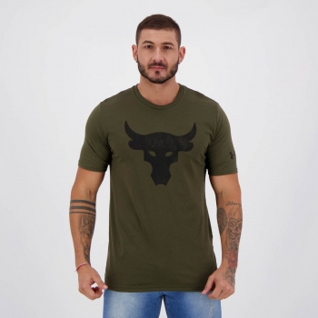 Camiseta Under Armour Project Rock Bull Verde