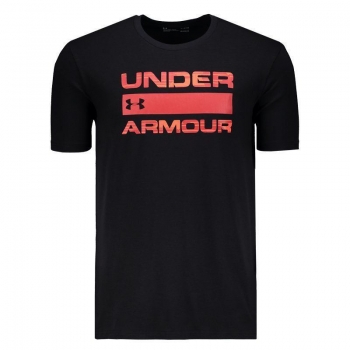 Camiseta Under Armour Team Issue Wordmark Preta