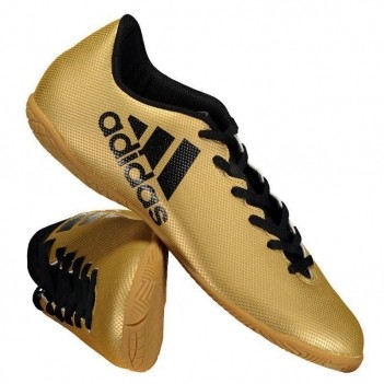 Chuteira Adidas X 17.4 IN Futsal Dourada