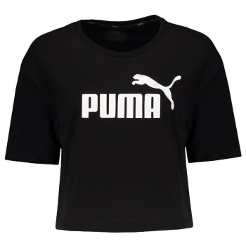 Cropped Puma Essentials Preta