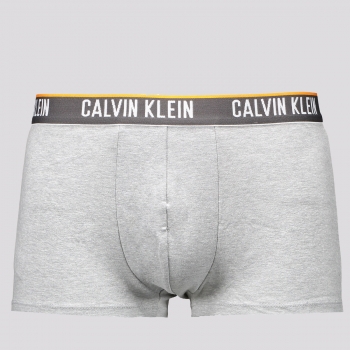 Cueca Boxer Calvin Klein Low Rise Trunk Cinza Mesc
