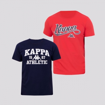 Kit 2 Camisetas Kappa Style e Athletic