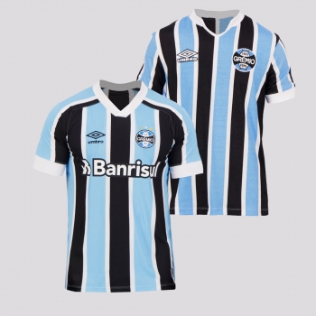 Kit Camisas Umbro Grêmio I 2021 + Retrô I 1981