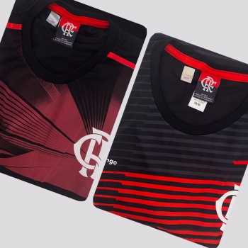 Kit de 2 Camisas Flamengo Rust