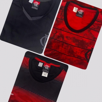Kit de 3 Camisas Flamengo Change