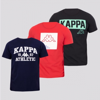 Kit de 3 Camisetas Kappa Move