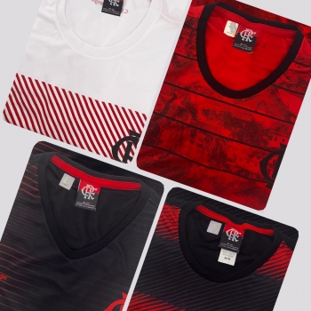 Kit de 4 Camisas Flamengo Proud