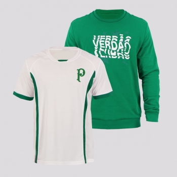 Kit Palmeiras Moletom Puma + Camisa Torcedor