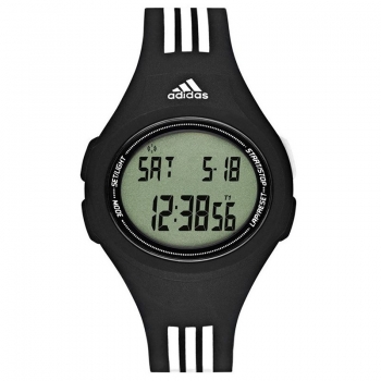 Relógio Adidas Performance Digital Logo Preto e Branco