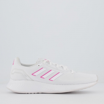 Tênis Adidas Runfalcon 2.0 Feminino Branco e Rosa