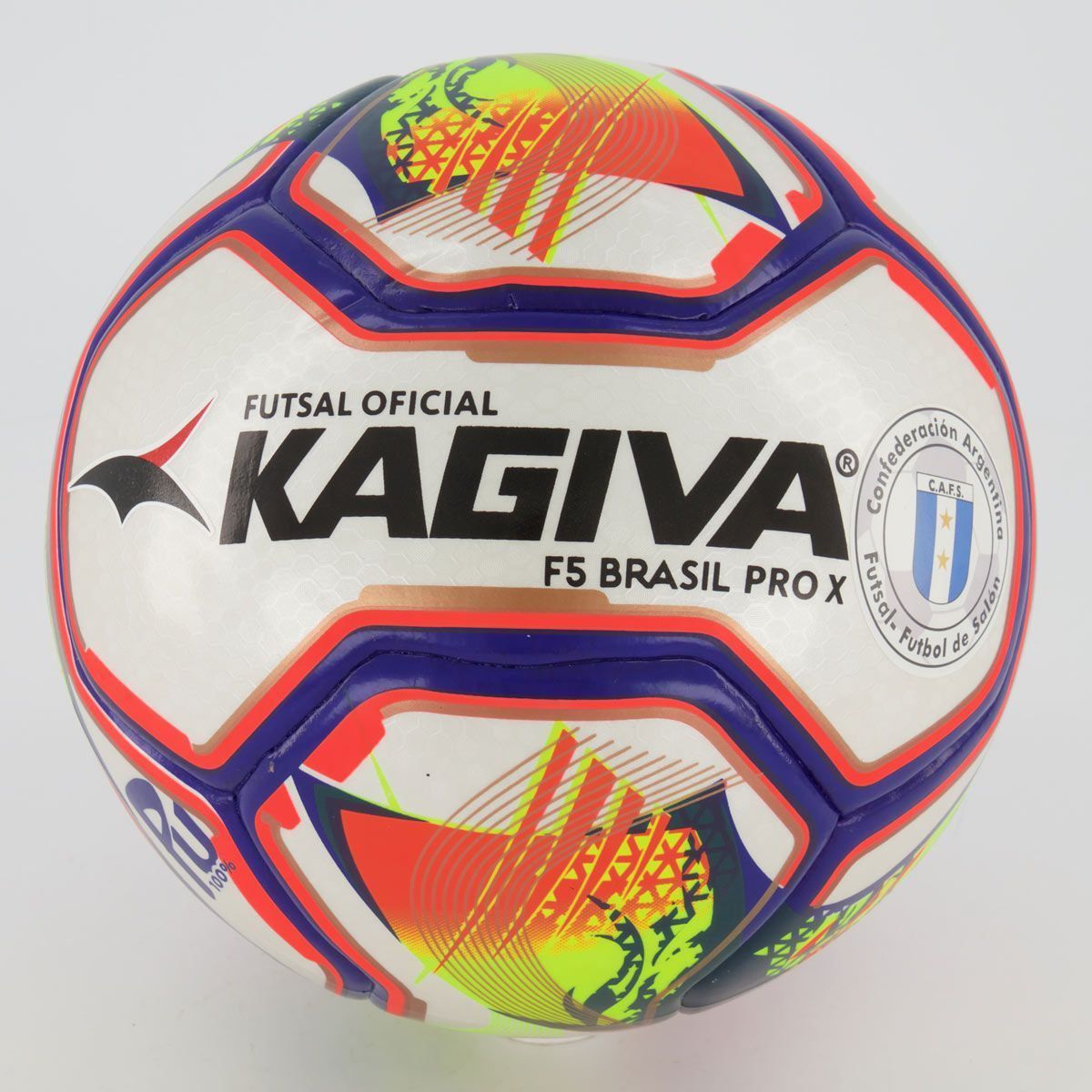 Bola Kagiva F5 Pró X Futsal Branca - Fut Fanatics BR