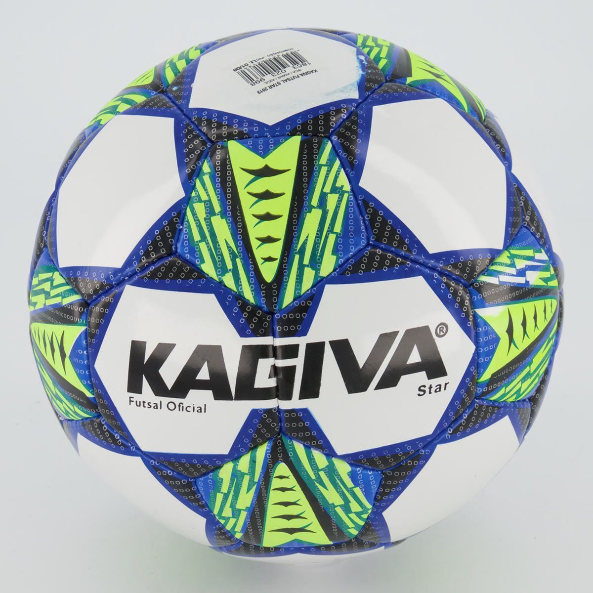 Bola Kagiva Star Futsal Branca e Amarela - Fut Fanatics BR