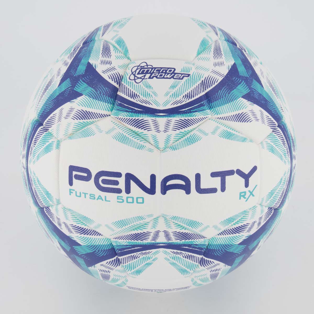 Bola Penalty RX R1 500 Futsal Branca Azul - Fut Fanatics BR