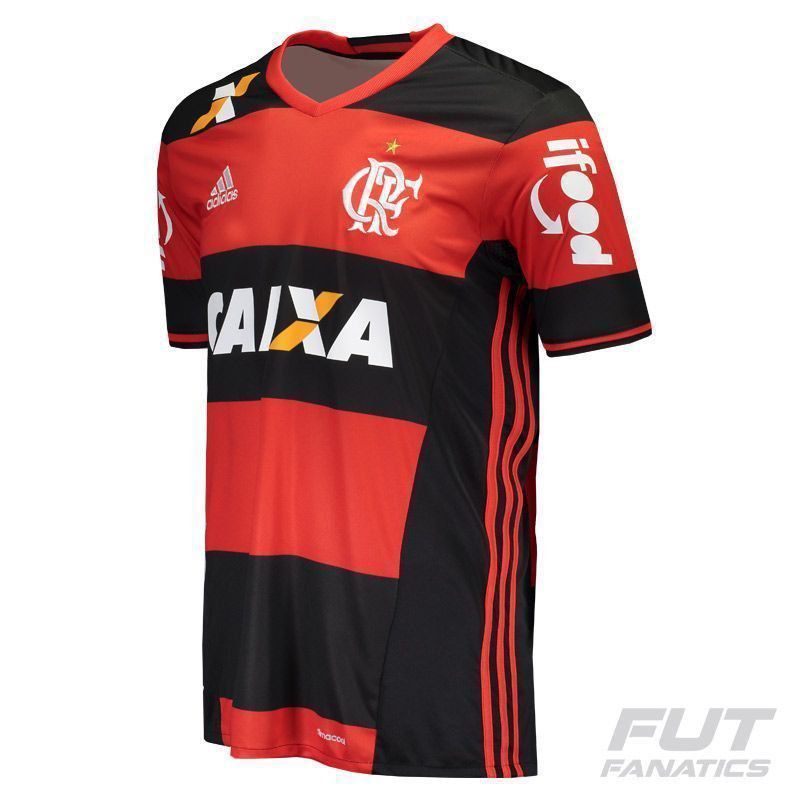 Addition Musty Hurricane Camisa Adidas Flamengo I 2016 com Patrocínio - FutFanatics