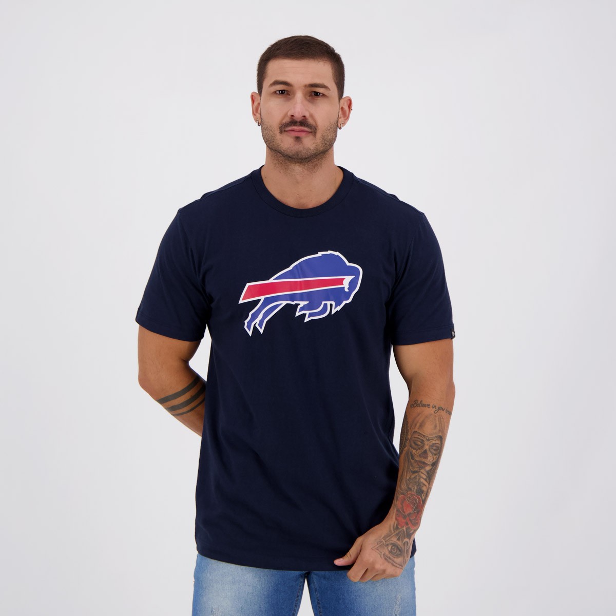 Camiseta New Era NFL Buffalo Bills Marinho - FutFanatics