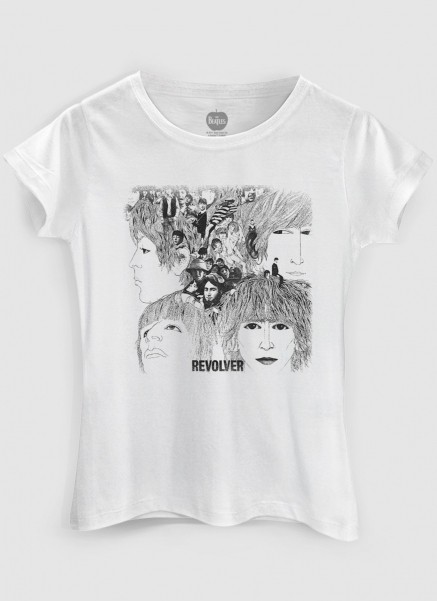 Camiseta Feminina The Beatles Revolver