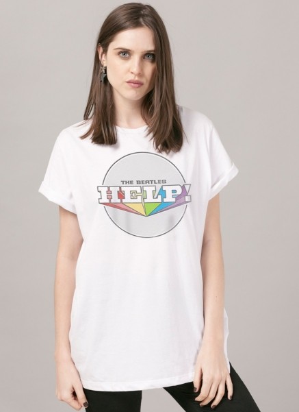 T-Shirt Feminina The Beatles Help! 2