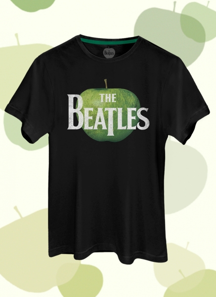 Camiseta Unissex The Beatles Logo Apple
