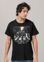 Camiseta Unissex The Beatles Abbey Road Black