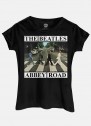 Camiseta Feminina The Beatles Abbey Road Capa