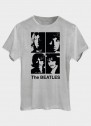 Camiseta Masculina The Beatles Portraits Face