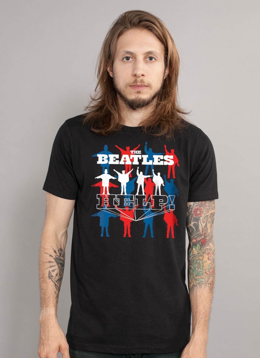 Camiseta Unissex The Beatles Help