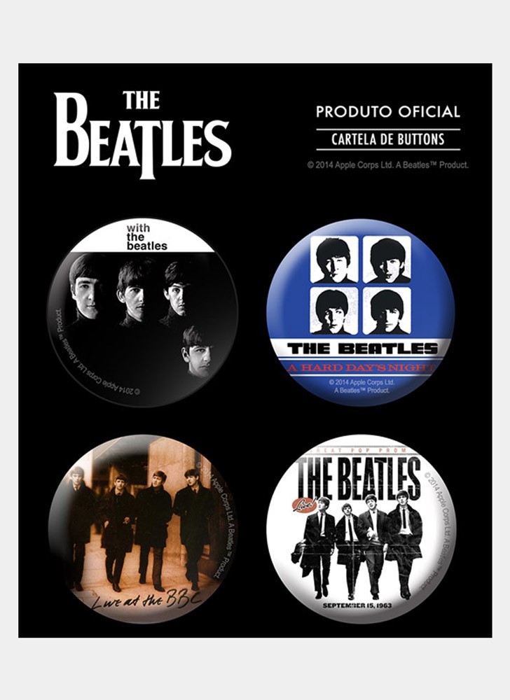 Cartela de Buttons The Beatles Albums 3