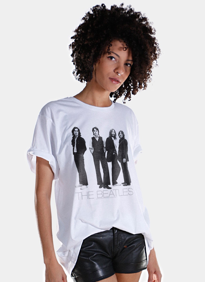 T-Shirt Feminina The Beatles White Album Basic