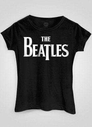 Camiseta Feminina The Beatles Classic Logo
