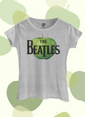 Camiseta Feminina The Beatles Logo Apple